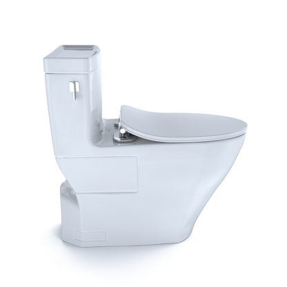 TOTO MS624234CEFG#01 Legato One-Piece Elongated 1.28 Gpf Toilet With Cefiontect And Softclose Seat - Cotton White