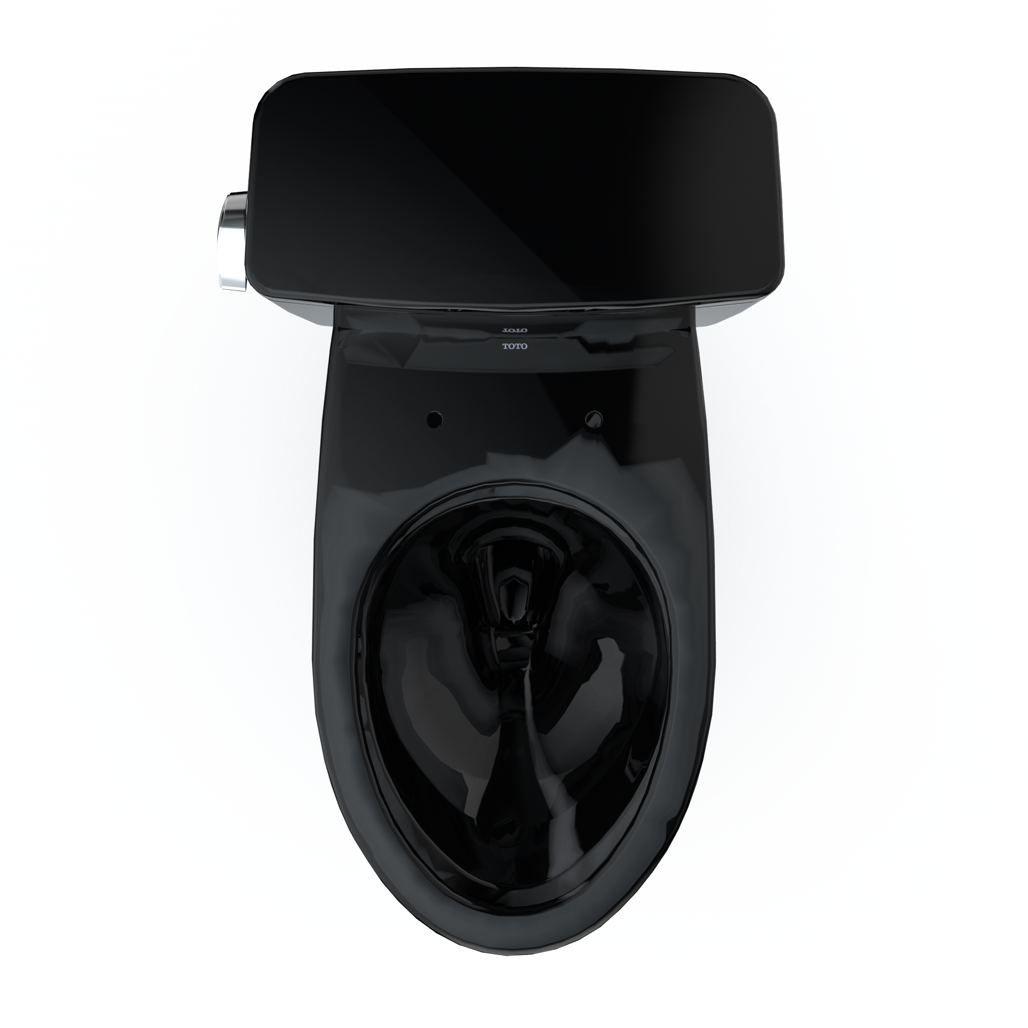 TOTO CST776CS#51 Drake Two-Piece Elongated 1.6 Gpf Tornado Flush Toilet - Ebony