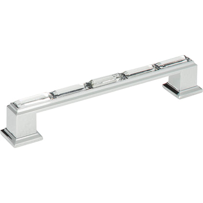 ATLAS 342-CH Legacy Crystal 5 1/16" Center to Center Bar Pull - Polished Chrome