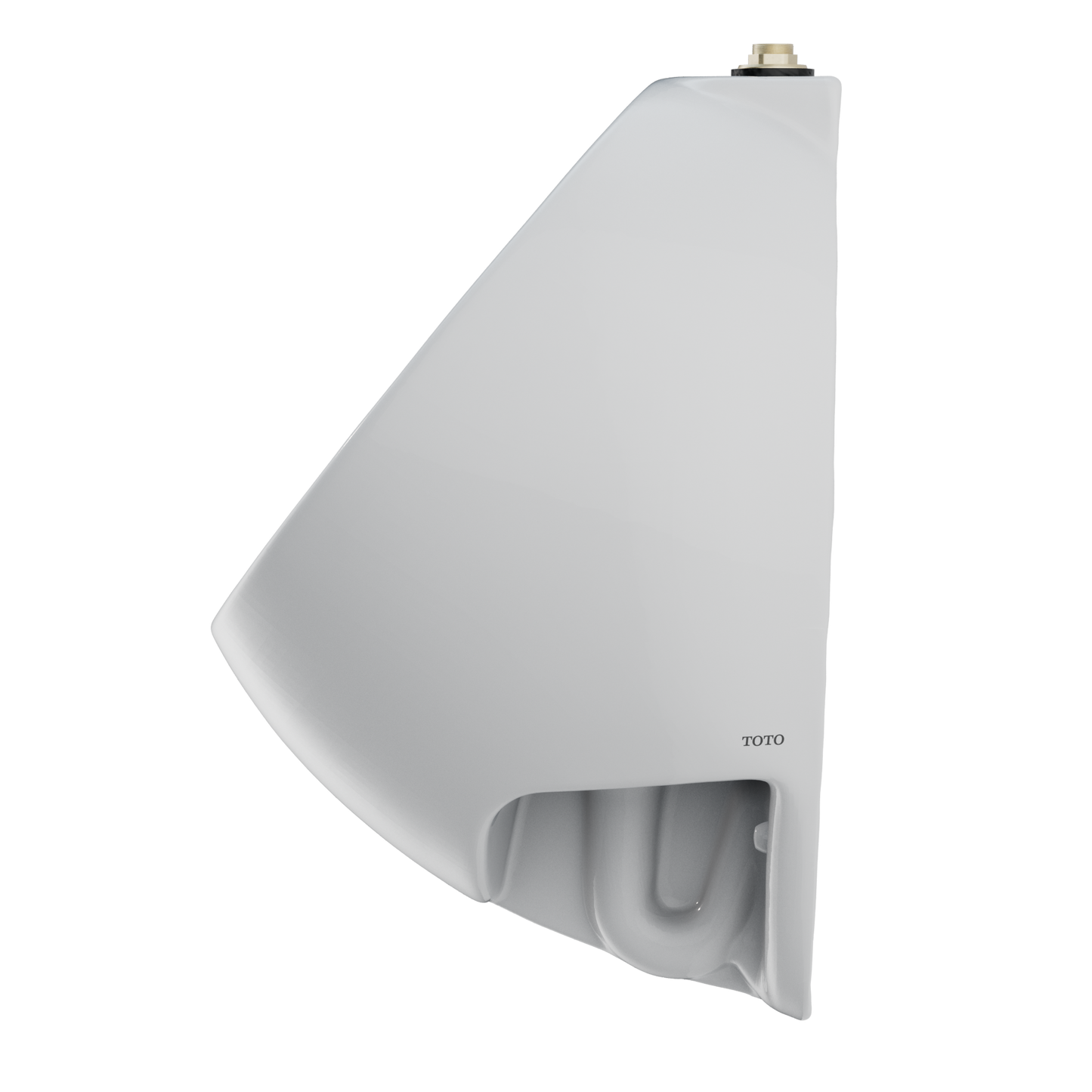 TOTO UT105UG#01 Wall-Mount ADA Compliant 0.125 GPF Urinal with Top Spud Inlet and CEFIONTECT Glaze , Cotton White