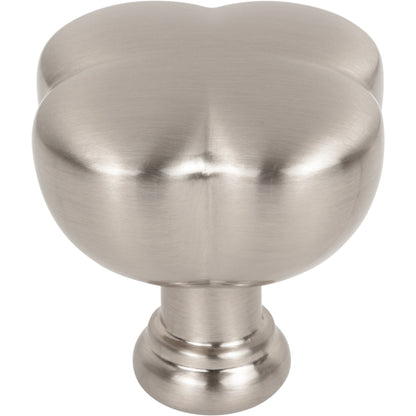 JEFFREY ALEXANDER 686L-SN Southerland 1-1/2" Length Round Knob - Satin Nickel