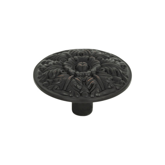 ATLAS 138-VB Hammered Medallion 1-1/2" Diameter Round Knob , Venetian Bronze