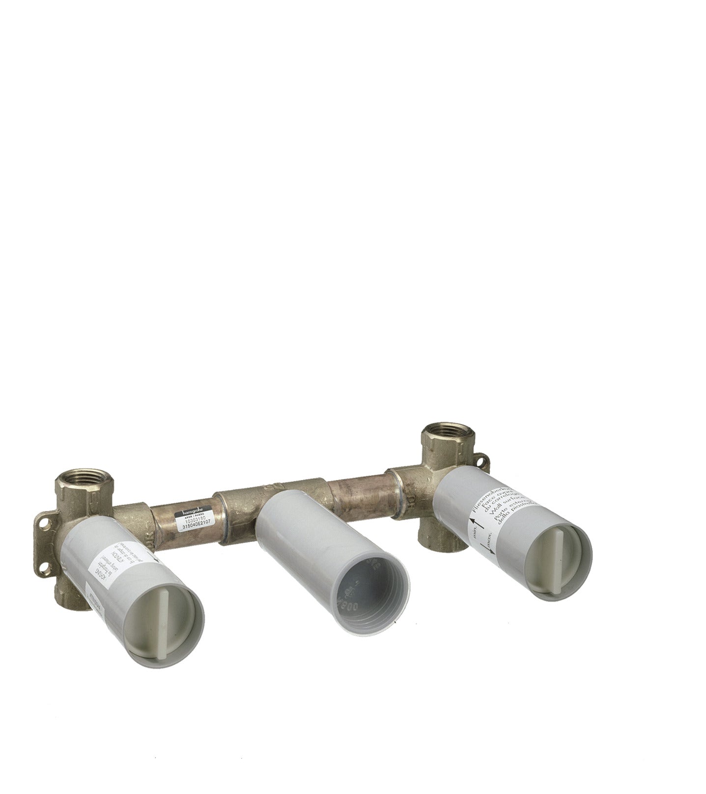 AXOR Rough, Wall-Mounted Widespread Faucet