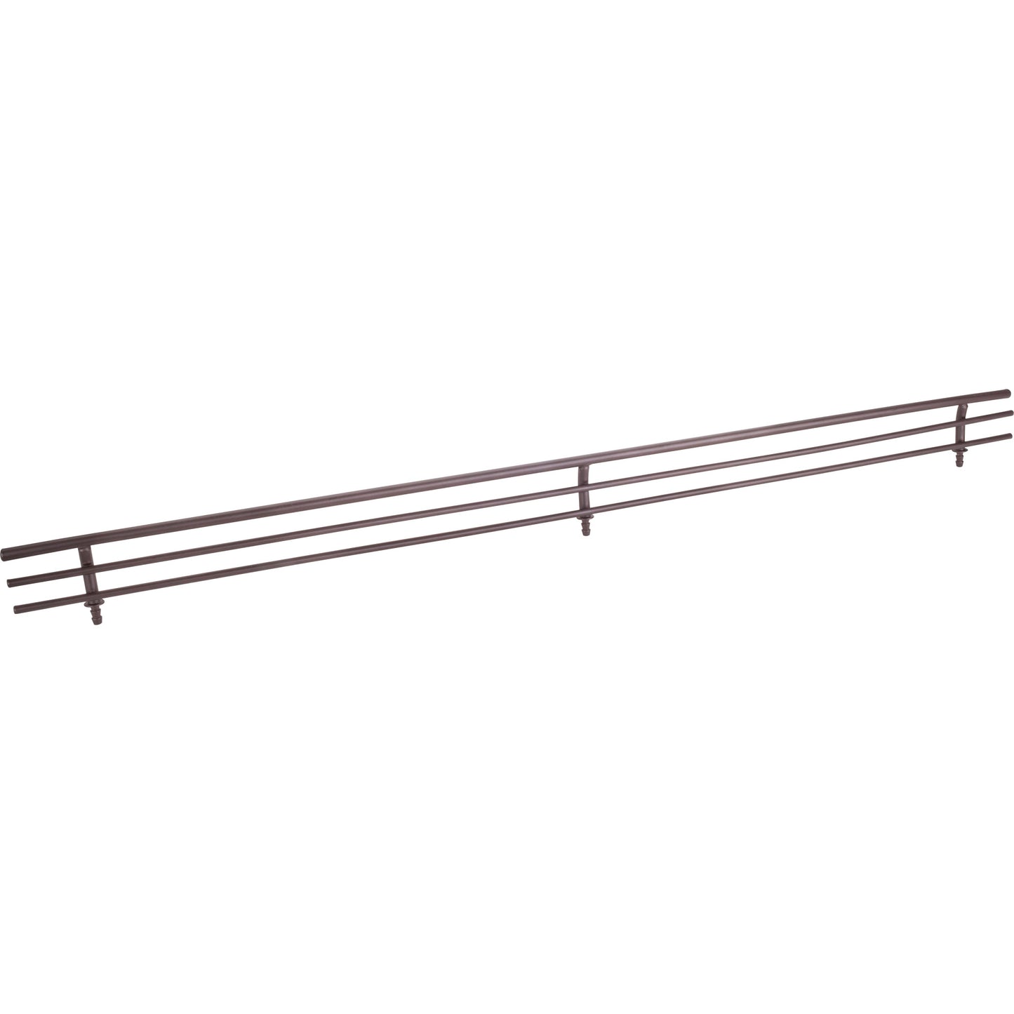 HARDWARE RESOURCES SF17-ORB 17" Wide Dark Bronze Wire Shoe Fence for Shelving - Dark Bronze