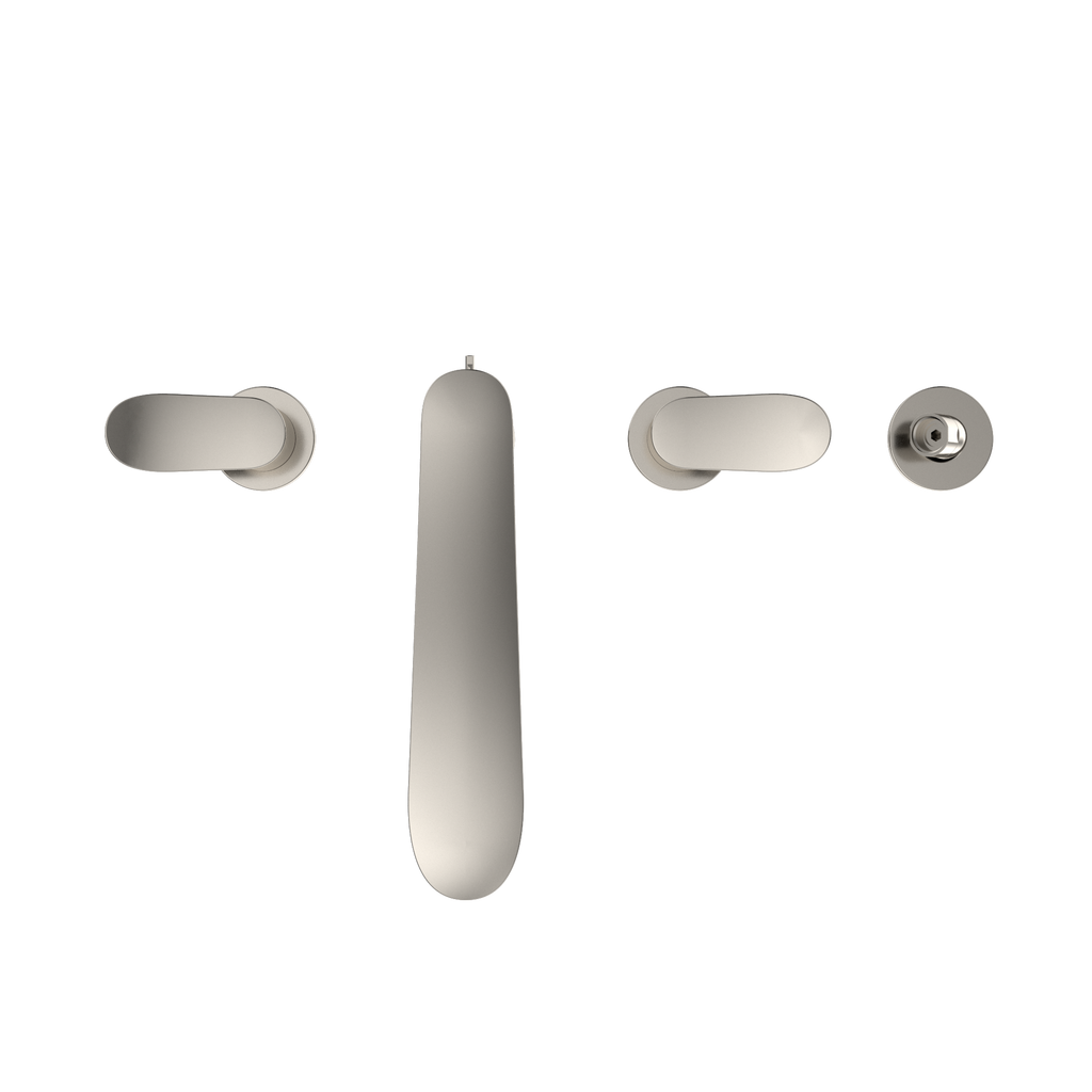 TOTO TBG01202U#PN Go Two-Handle Deck-Mount Roman Tub Filler Trim With Handshower - Polished Nickel