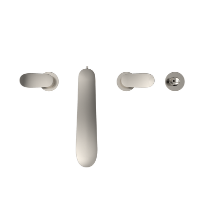 TOTO TBG01202U#PN Go Two-Handle Deck-Mount Roman Tub Filler Trim With Handshower - Polished Nickel