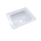 TOTO LT973G#01 Guinevere Rectangular Undermount Bathroom Sink With Cefiontect - Cotton White