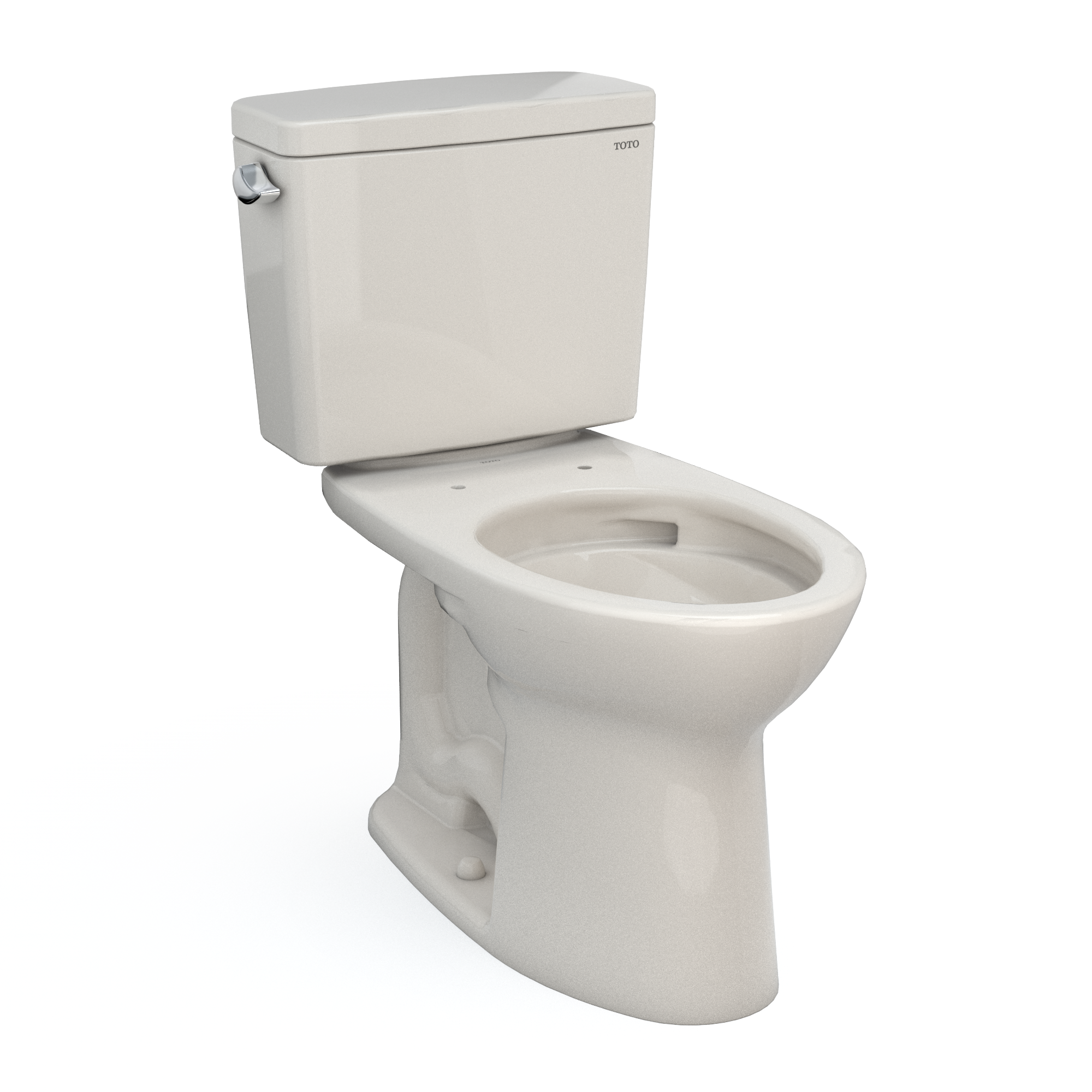 TOTO CST776CSG#12 Drake Two-Piece Elongated 1.6 Gpf Tornado Flush Toilet With Cefiontect - Sedona Beige