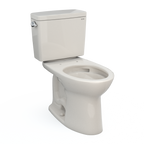 TOTO CST776CSFG#12 Drake  Two-Piece Elongated 1.6 Gpf Universal Height Tornado Flush Toilet With Cefiontect - Sedona Beige