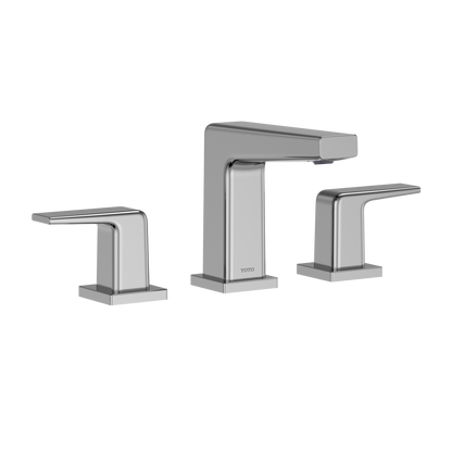 TOTO TLG10201U#CP Gb Series 1.2 Gpm Two Handle Widespread Bathroom Sink Faucet With Drain Assembly - Polished Chrome