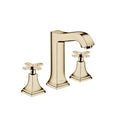 HANSGROHE 31307831 Metropol Classic Widespread Faucet 160 with Cross Handles and Pop-Up Drain, 1.2 GPM - Polished Nickel