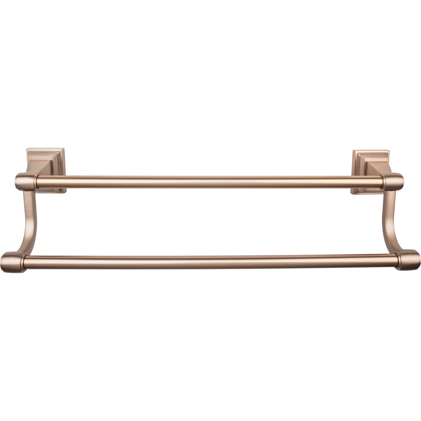 TOP KNOBS STK11BB TOP BATH (R) Stratton Bath Double 32" Wall Mounted Towel Bar - Brushed Bronze