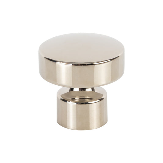 ATLAS A680-PN Lennox 1 1/4" Length Mushroom Knob - Polished Nickel