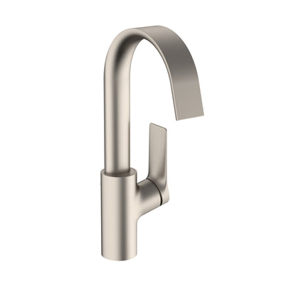 HANSGROHE 75030821 Vivenis Single-hole Faucet 210 with Swivel Spout and Pop-Up Drain, 1.2 GPM - Brushed Nickel