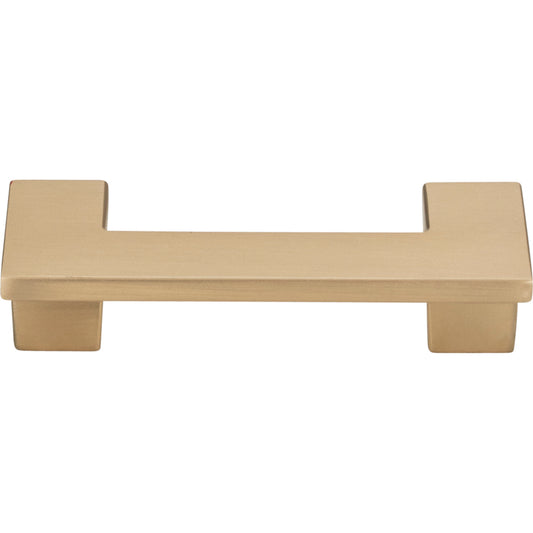 ATLAS A846-CM U Turn 2 1/2" Center to Center Bar Pull - Champagne