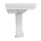 TOTO LPT530N#01 Promenade 27-1/2" X 22-1/4" Rectangular Pedestal Bathroom Sink For Single Hole Faucets - Cotton White