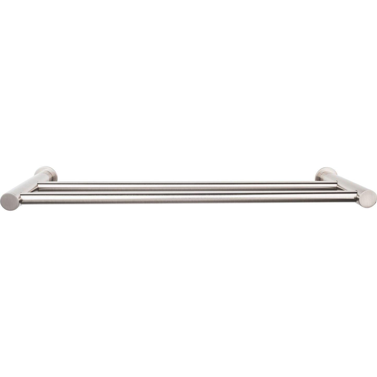 TOP KNOBS HOP11BSN TOP BATH (R) Hopewell Bath Double 31 1/2" Wall Mounted Towel Bar - Brushed Satin Nickel