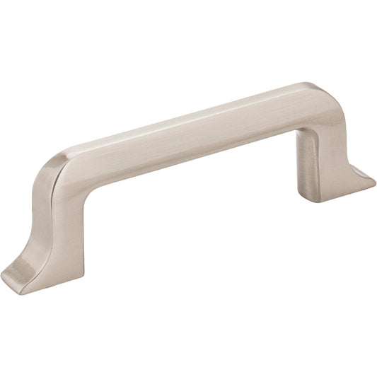 JEFFREY ALEXANDER 839-3SN Callie 3" Center-to-Center Bar Pull - Satin Nickel