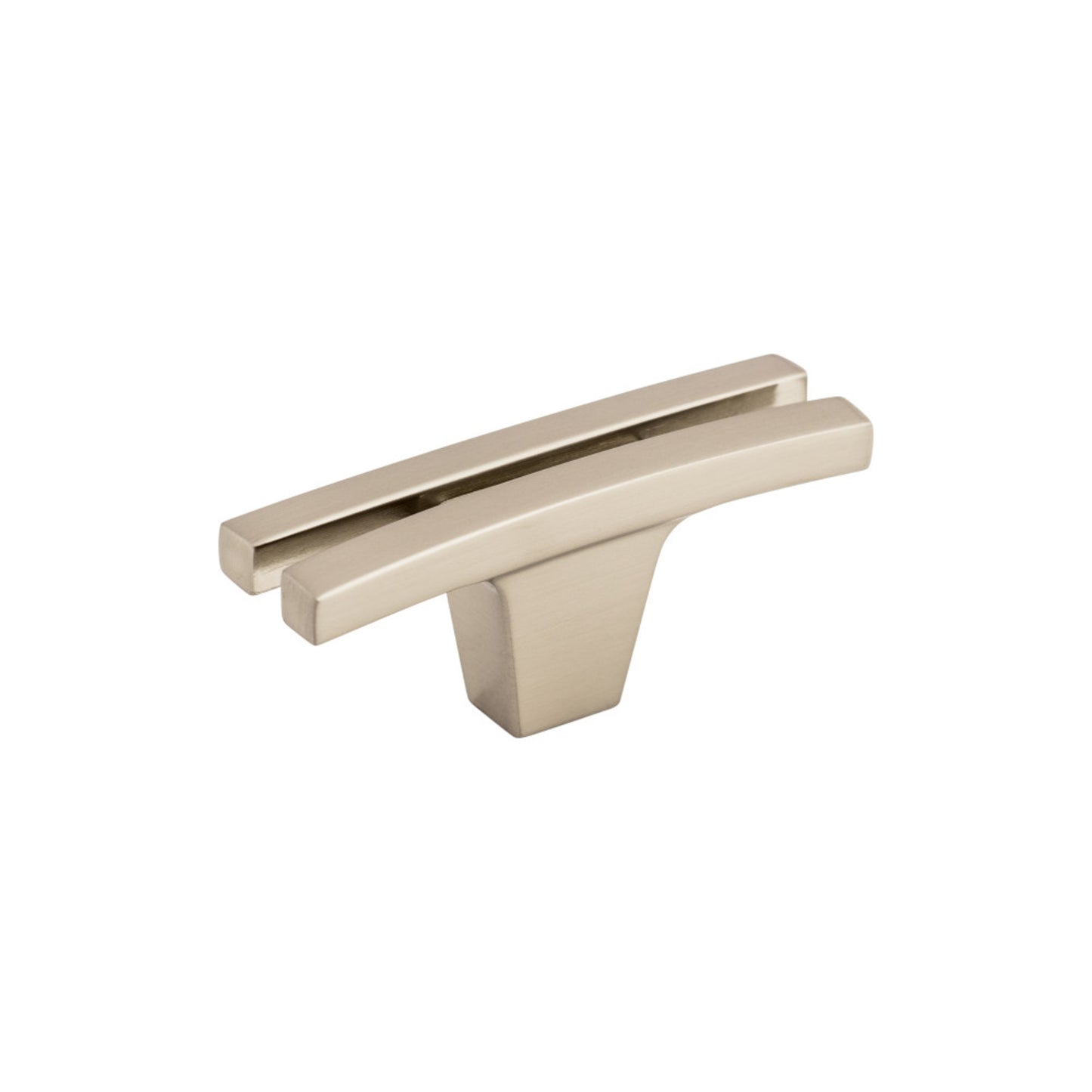 TOP KNOBS TK87BSN Flared 2 5/8" Length Geometric Knob - Brushed Satin Nickel