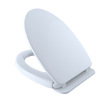 TOTO SS124#01 Softclose Slow Close Elongated Toilet Seat And Lid - Cotton White
