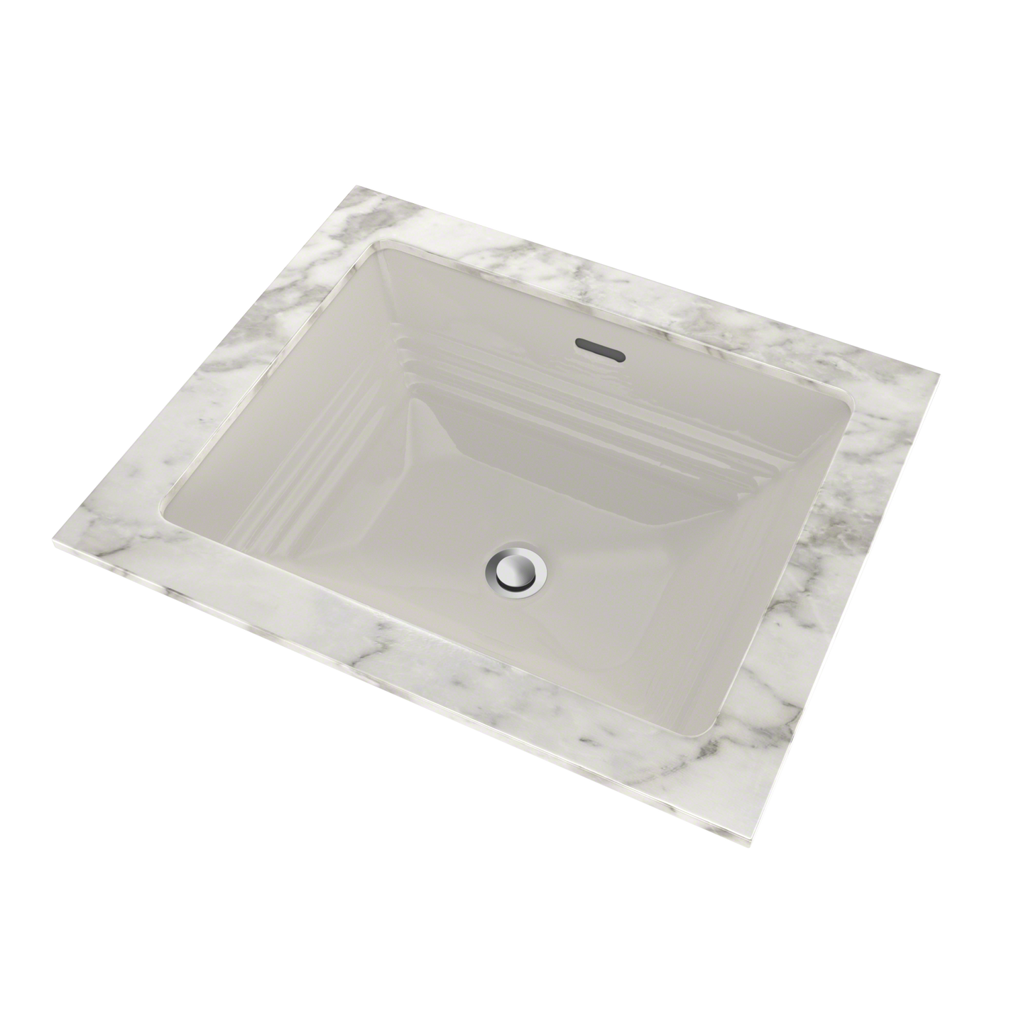 TOTO LT533#11 Promenade Rectangular Undermount Bathroom Sink , Colonial White