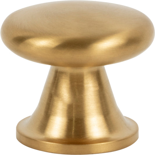 ATLAS A969-MG Burbank 1 1/8" Length Round Knob - Matte Gold