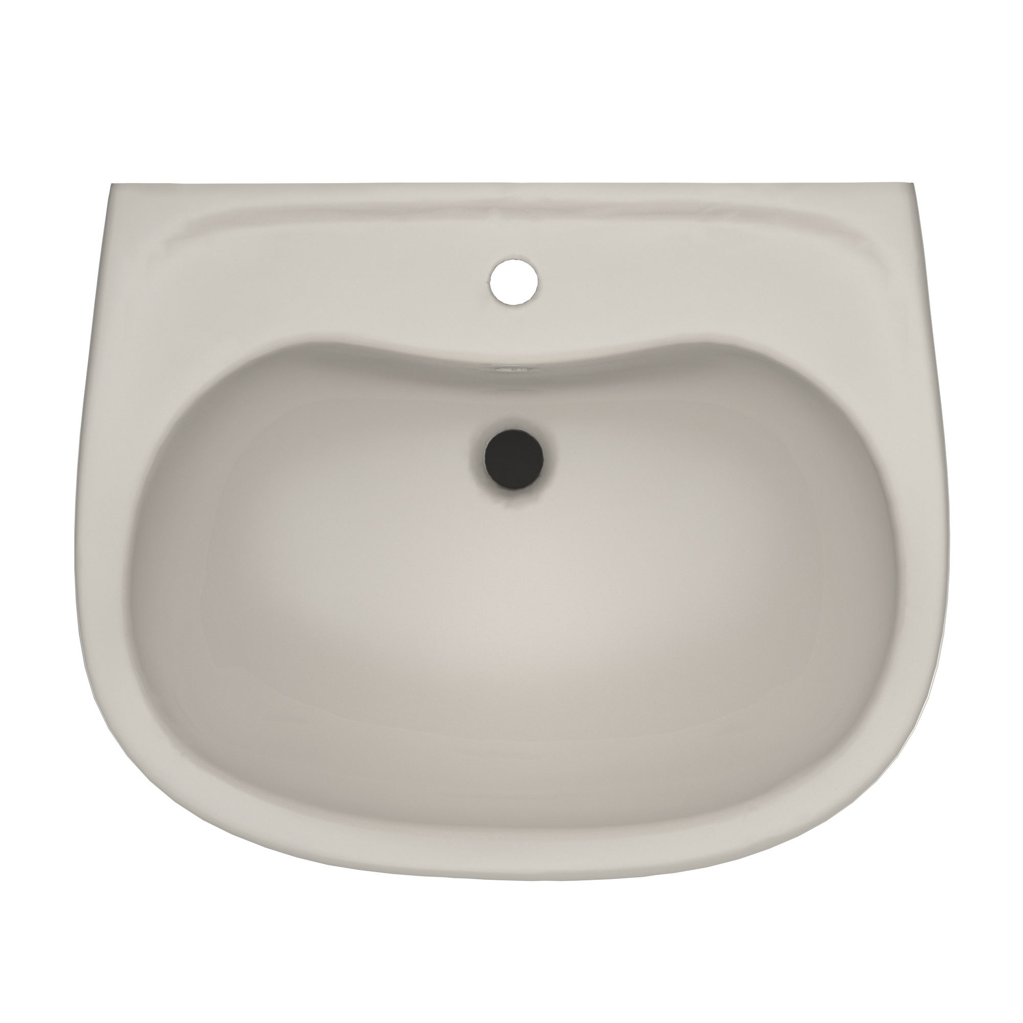 TOTO LHT242G#12 Prominence Oval Wall-Mount Bathroom Sink With Cefiontect And Shroud For Single Hole Faucets - Sedona Beige