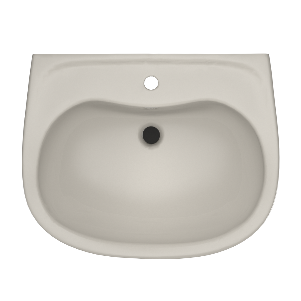 TOTO LPT242G#12 Prominence Oval Basin Pedestal Bathroom Sink With Cefiontect For Single Hole Faucets - Sedona Beige
