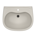 TOTO LPT242G#12 Prominence Oval Basin Pedestal Bathroom Sink With Cefiontect For Single Hole Faucets - Sedona Beige
