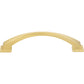 JEFFREY ALEXANDER 944-128BG Roman 128 mm Center-to-Center Arch Pull - Brushed Gold