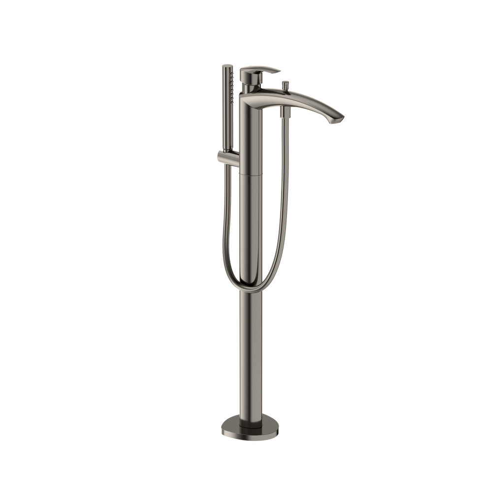 TOTO TBG09306U#PN Gm Single-Handle Free Standing Tub Filler With Handshower - Polished Nickel