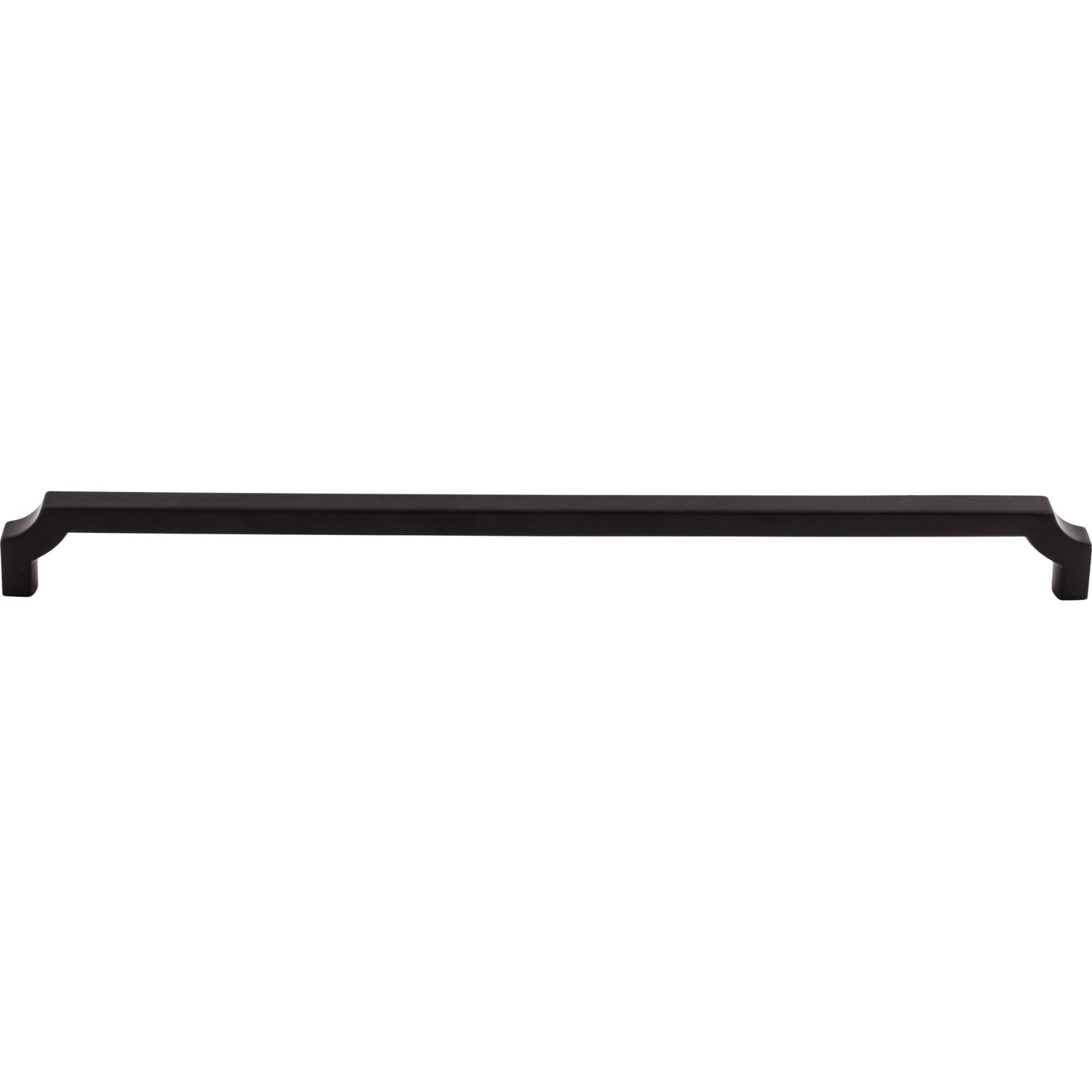 TOP KNOBS TK3026BLK Davenport 12" Center to Center Bar Pull - Flat Black