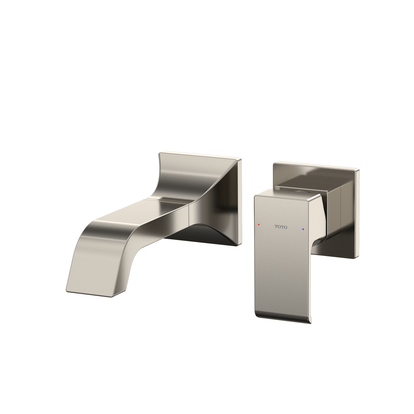 TOTO TLG08307U#PN GC 1.2 GPM Wall-Mount Single-Handle Bathroom Faucet with COMFORT GLIDE Technology , Polished Nickel