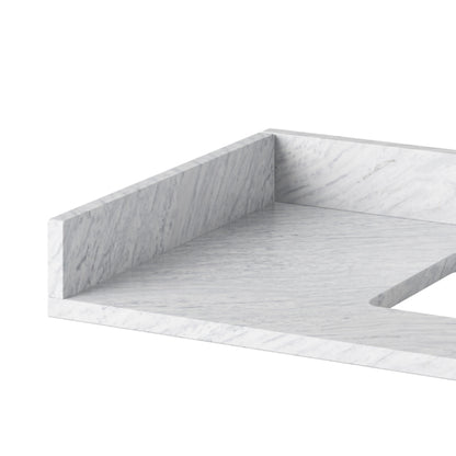 JEFFREY ALEXANDER SSPLASH21WC White Carrara Marble Sidesplash - White