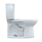 TOTO CST776CEFRG.10#01 Drake Two-Piece Elongated 1.28 Gpf Universal Height Tornado Flush Toilet With Cefiontect And Right-Hand Trip Lever - Cotton White