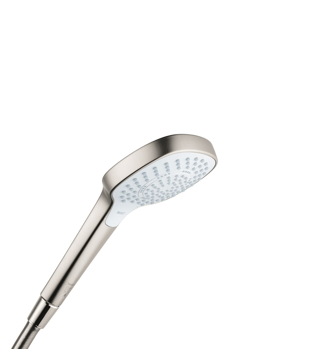 HANSGROHE 04948820 Croma Select E Handshower 110 3-Jet, 2.5 GPM - Brushed Nickel