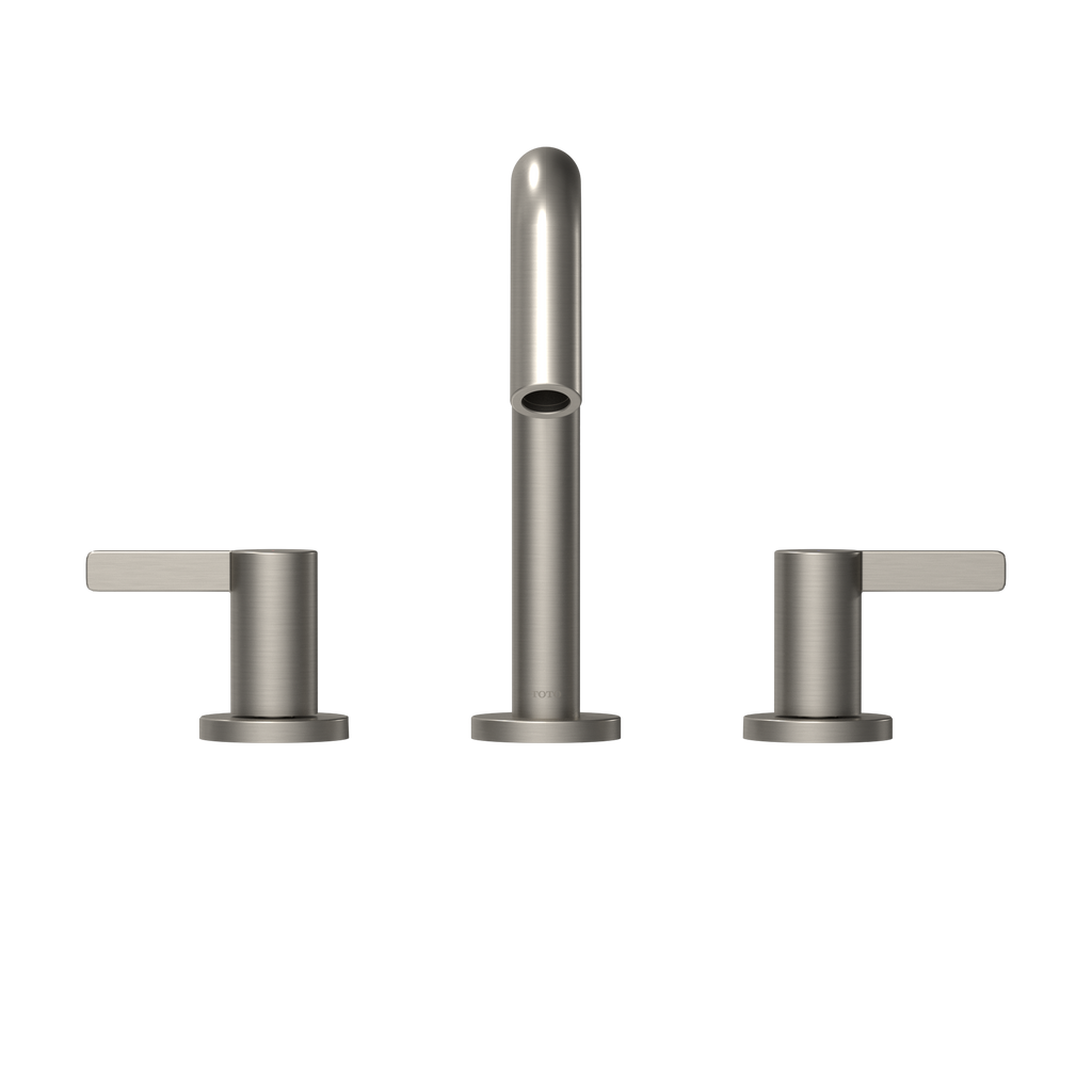 TOTO TLG11201UA#BN Gf Series 1.2 Gpm Two Lever Handle Widespread Bathroom Sink Faucet - Brushed Nickel