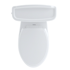 TOTO CST754EF#01 Eco Dartmouth Two-Piece Elongated 1.28 GPF Universal Height Toilet , Cotton White