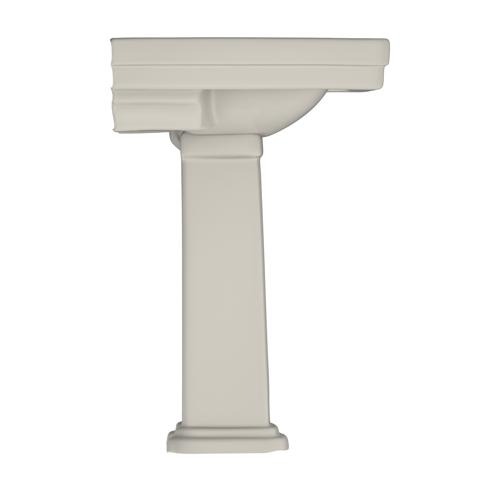 TOTO LPT530N#12 Promenade 27-1/2" X 22-1/4" Rectangular Pedestal Bathroom Sink For Single Hole Faucets - Sedona Beige