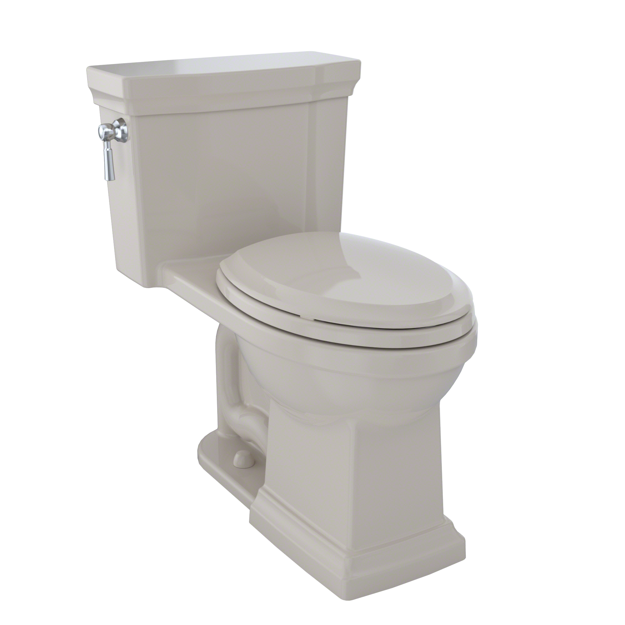 TOTO MS814224CUFG#03 Promenade Ii 1G One-Piece Elongated 1.0 Gpf Universal Height Toilet With Cefiontect - Bone