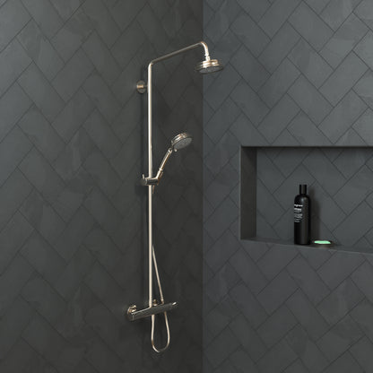 HANSGROHE 04070830 Polished Nickel Croma 100 Classic Classic Showerhead 2.5 GPM