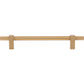 JEFFREY ALEXANDER 698-160SBZ Larkin Knurled Ends 160 mm Center-to-Center Bar Pull - Satin Bronze