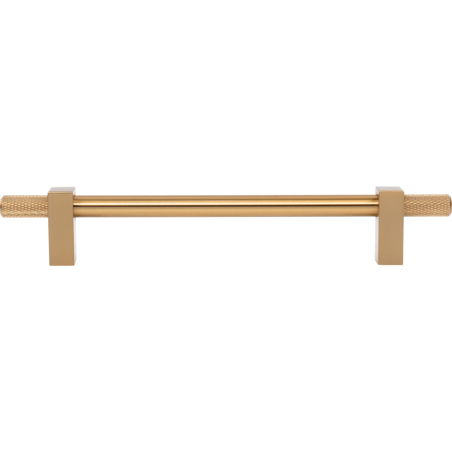 JEFFREY ALEXANDER 698-160SBZ Larkin Knurled Ends 160 mm Center-to-Center Bar Pull - Satin Bronze