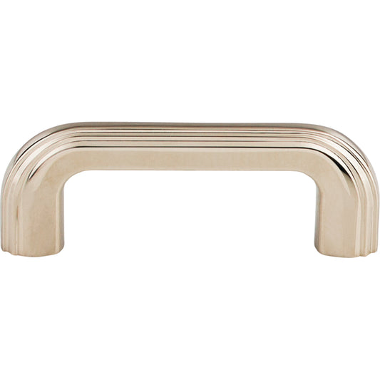 TOP KNOBS TK222PN Victoria Falls 3" Center to Center Bar Pull - Polished Nickel