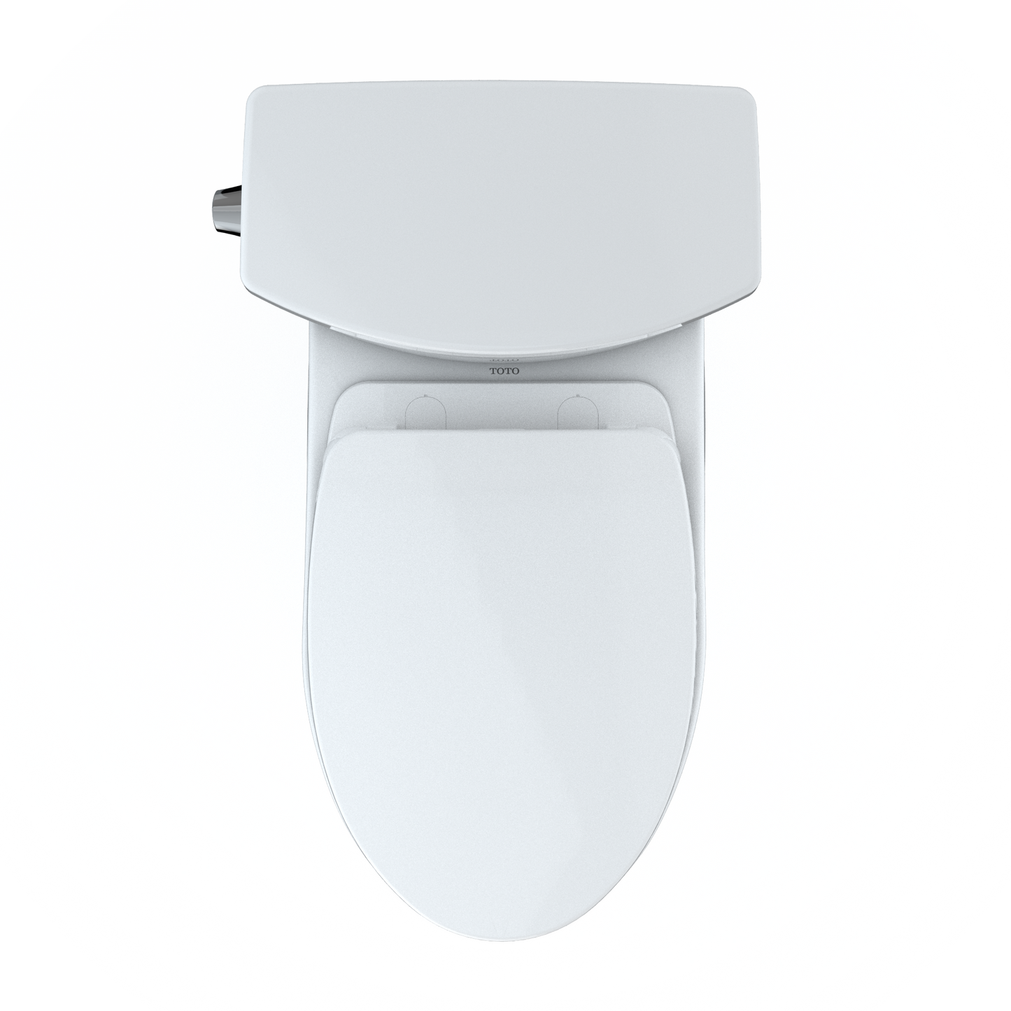 TOTO MS474124CUFG#01 Vespin Ii 1G Two-Piece Elongated 1.0 Gpf Universal Height Toilet With Cefiontect And Ss124 Softclose Seat - Cotton White