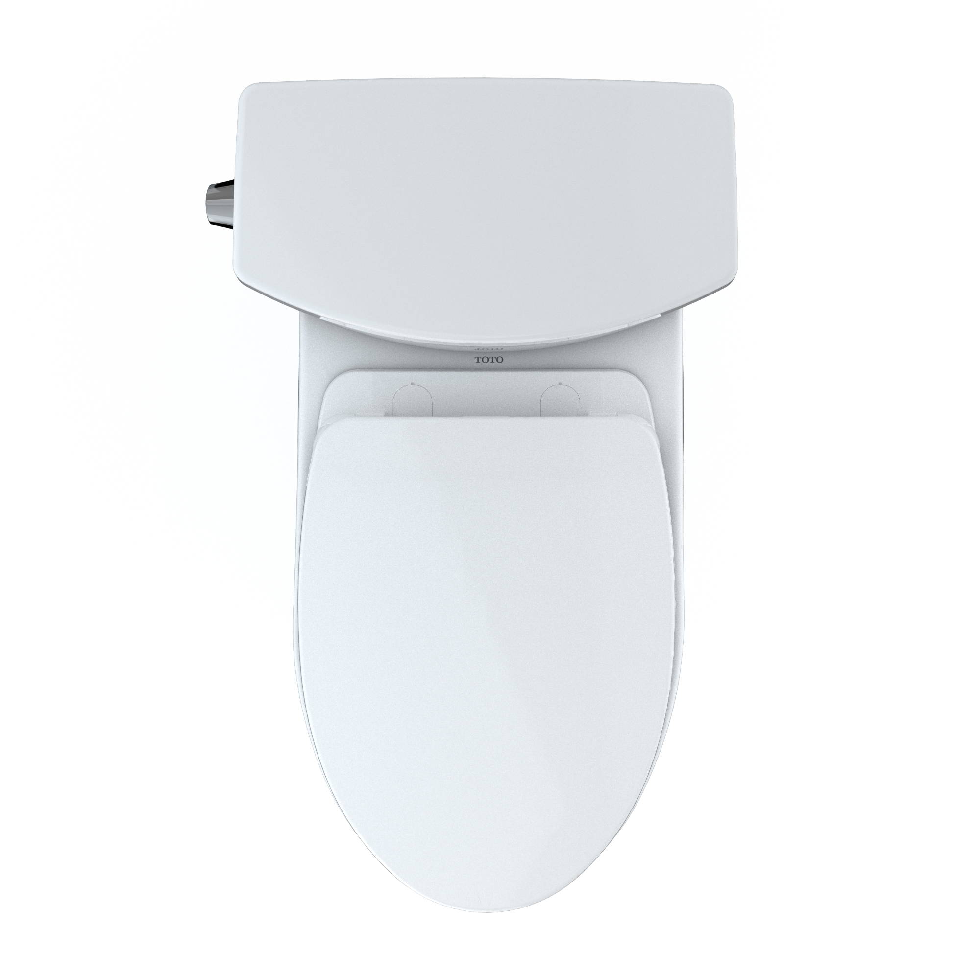 TOTO MS474124CUFG#01 Vespin Ii 1G Two-Piece Elongated 1.0 Gpf Universal Height Toilet With Cefiontect And Ss124 Softclose Seat - Cotton White
