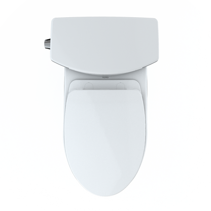 TOTO MS474124CUFG#01 Vespin Ii 1G Two-Piece Elongated 1.0 Gpf Universal Height Toilet With Cefiontect And Ss124 Softclose Seat - Cotton White