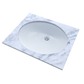 TOTO LT579G#01 Rendezvous Oval Undermount Bathroom Sink with CEFIONTECT , Cotton White