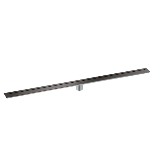 AXOR Drains Floor Installation 47 1/4" in Brushed Black Chrome