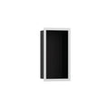 HANSGROHE 56095700 XtraStoris Individual Wall Niche Matte Black with Design Frame 12"x 6"x 4" - Matte White